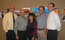 Charles Powers, Michael Gochfeld, Joanna Burger, David Kosson, and David Barnes (L-R)