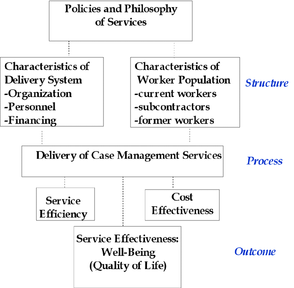Graphic - Model for Evaluation of Occupational Health and Safety Services